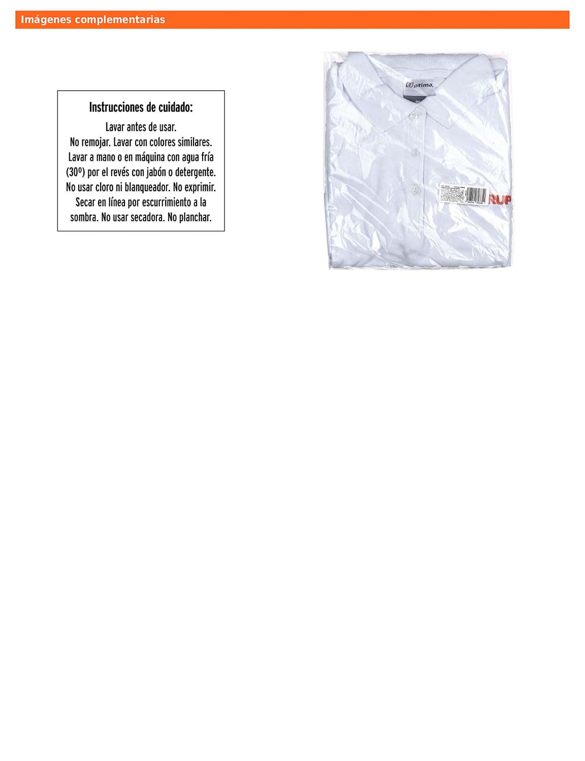 Playera polo para mujer color blanco en talla G con tejido piqué