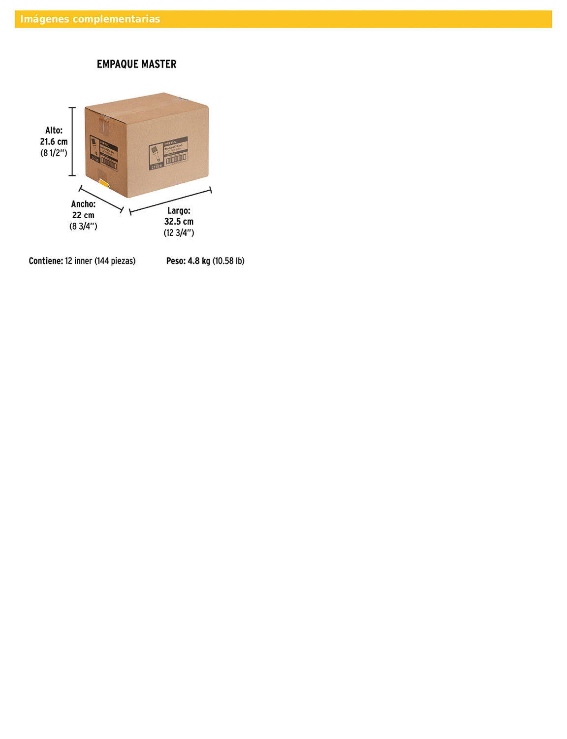 Brocha uso general de 1 1/2 pulgada con mango de plástico