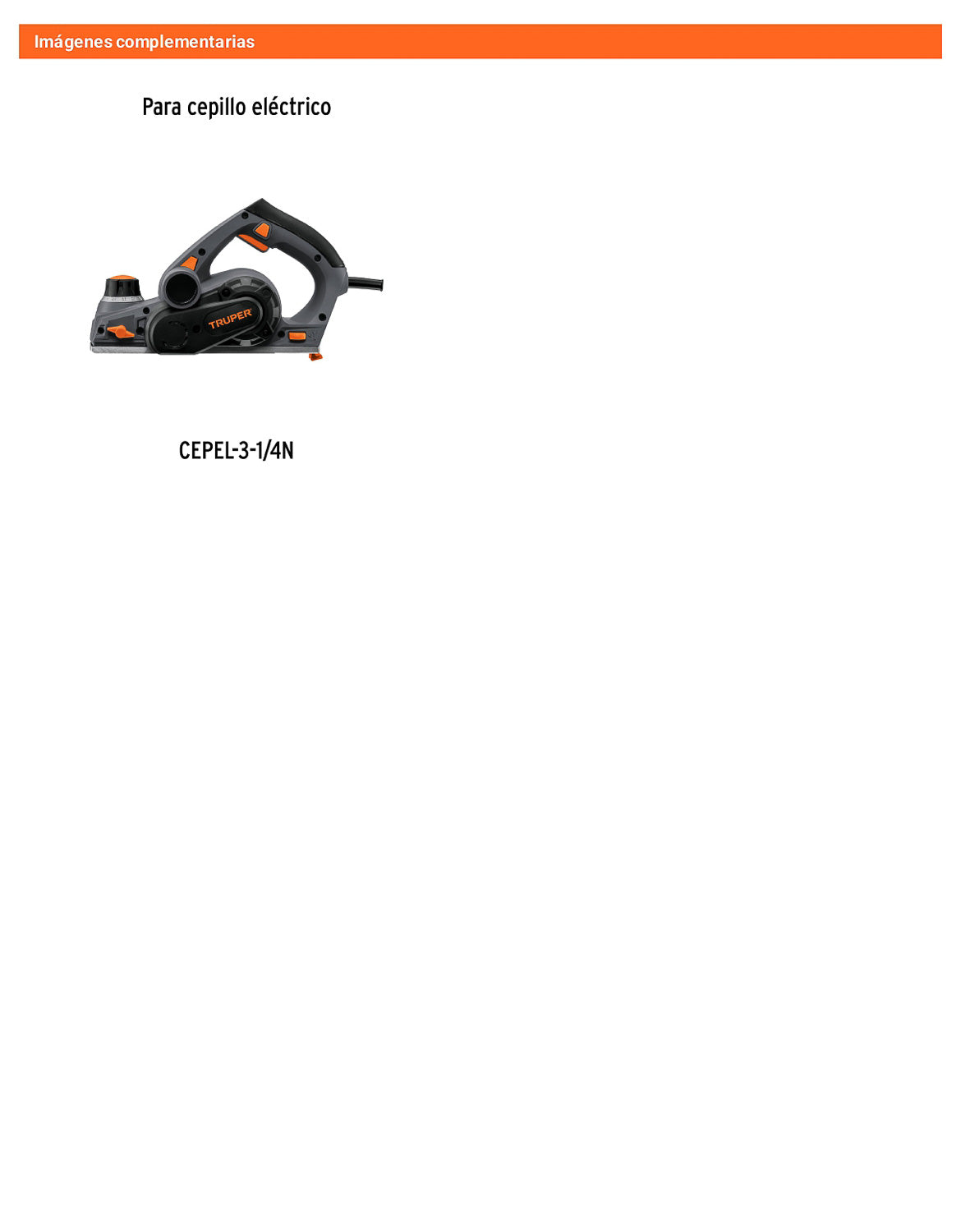 Bolsa para polvo de repuesto para CEPEL-3-1/4N
