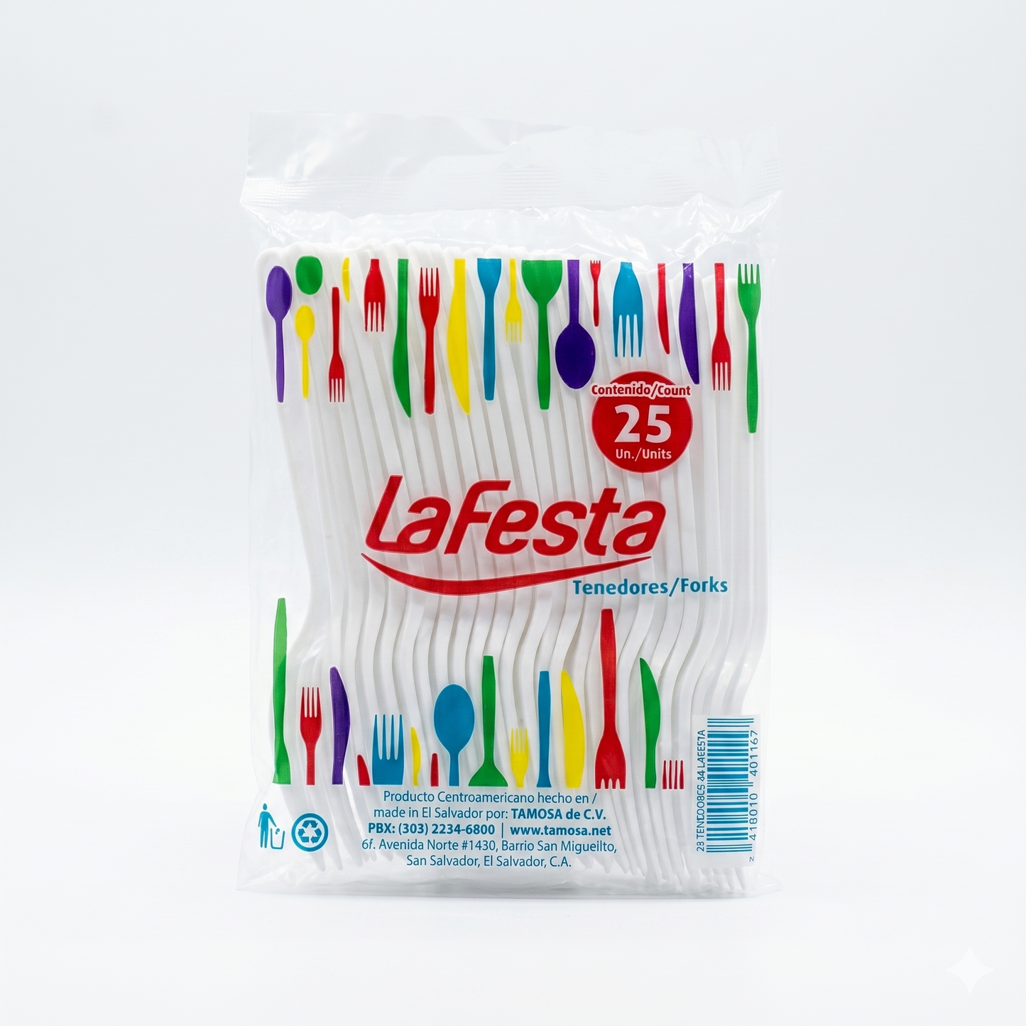 Tenedor Desechable Grande