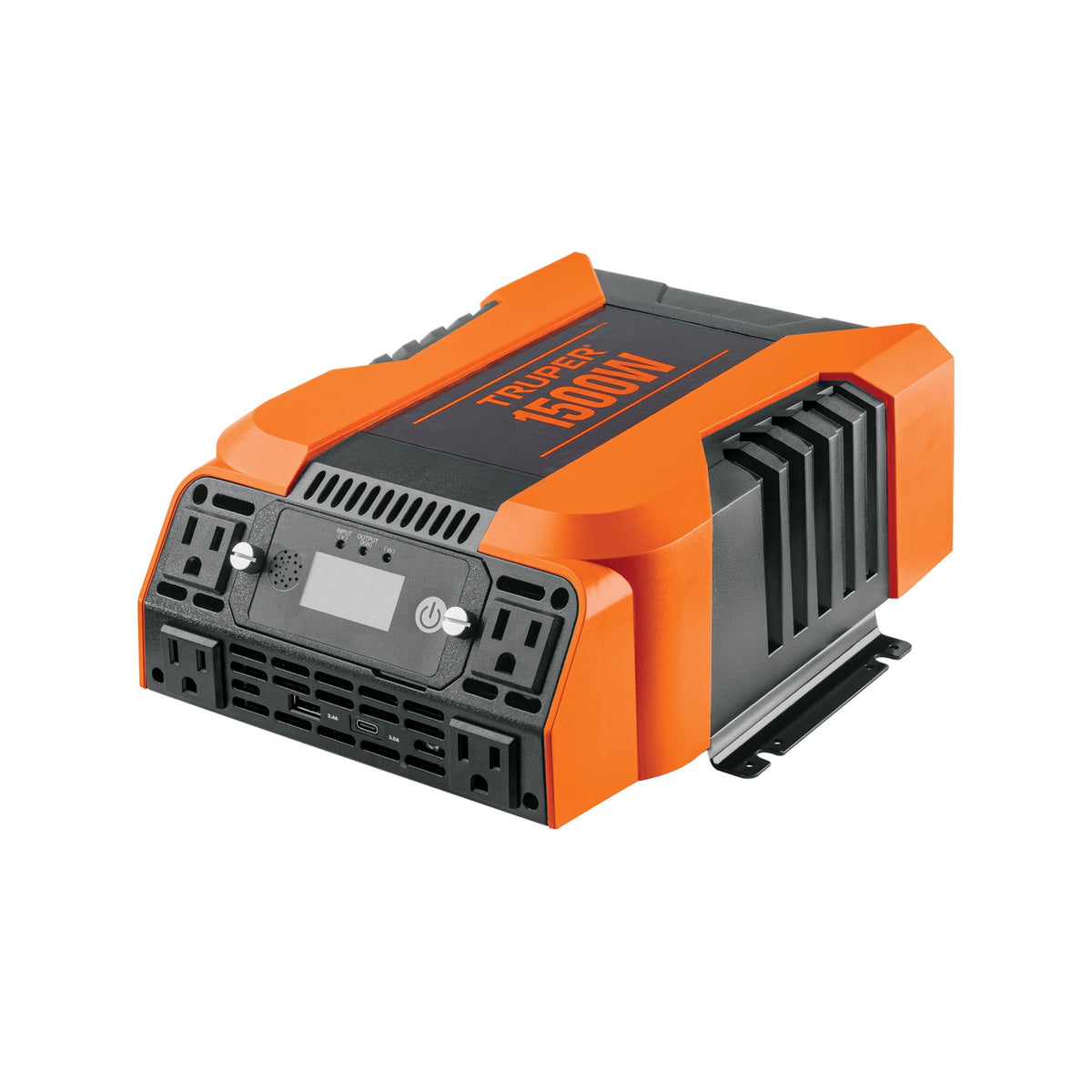 Inversor de corriente de 1500 W, puertos USB A y C
