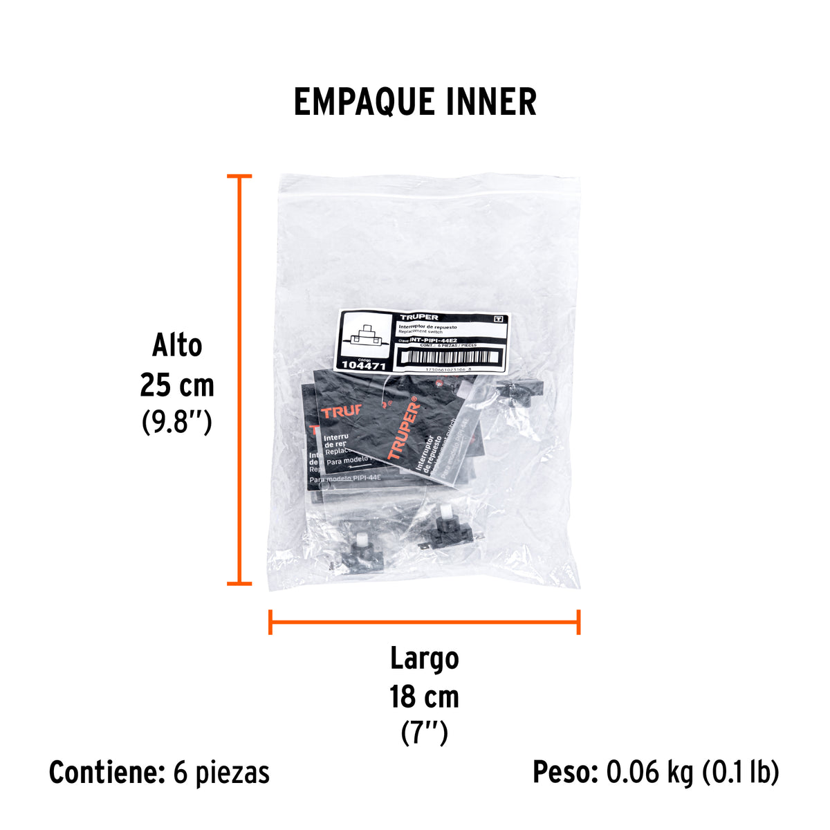 Interruptor de repuesto para PIPI-44E · vista 3