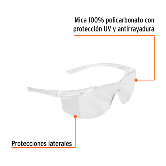 Lentes de seguridad transparentes TRUPER Ultralite