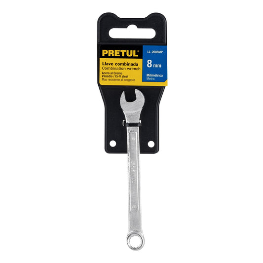 Llave combinada 8 mm con 12 puntas