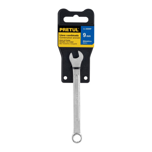 Llave combinada 9 mm con 12 puntas