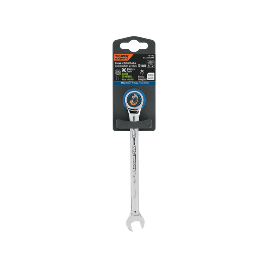 Llave combinada con matraca 10 mm