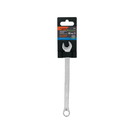 Llave combinada extralarga 12 mm con muesca hexagonal