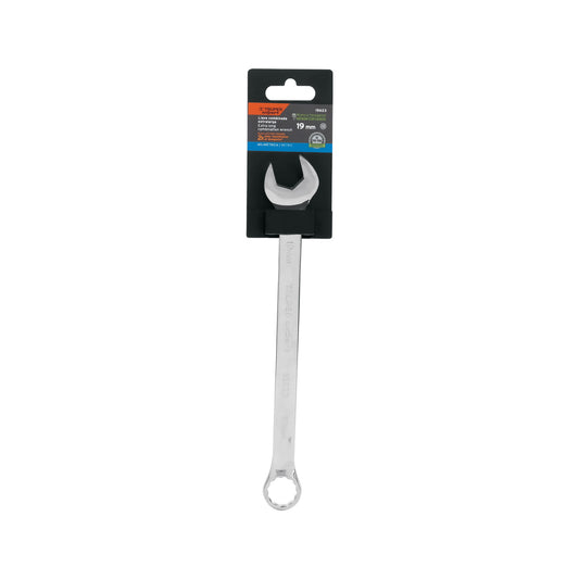 Llave combinada extralarga 19 mm con muesca hexagonal