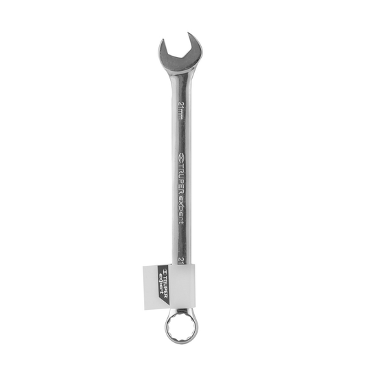 Llave combinada extralarga 21 mm con muesca hexagonal