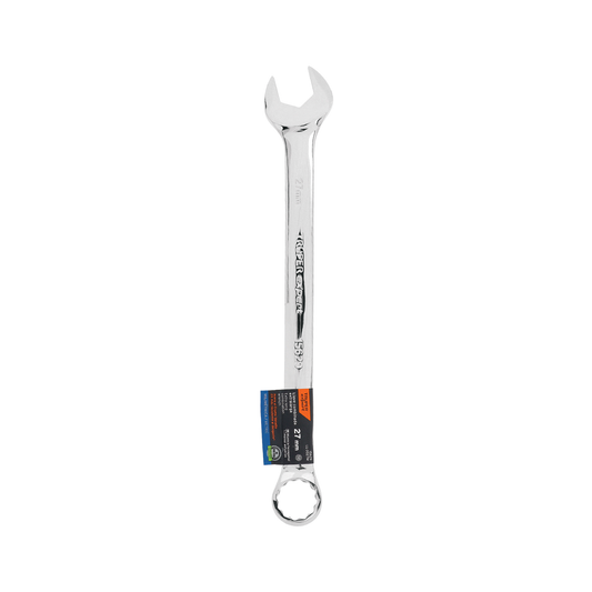 Llave combinada extralarga 27 mm con muesca hexagonal