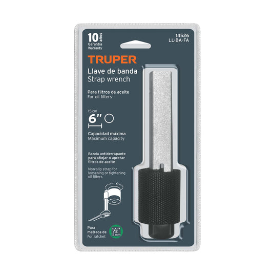 Llave de banda de nylon para filtro de aceite