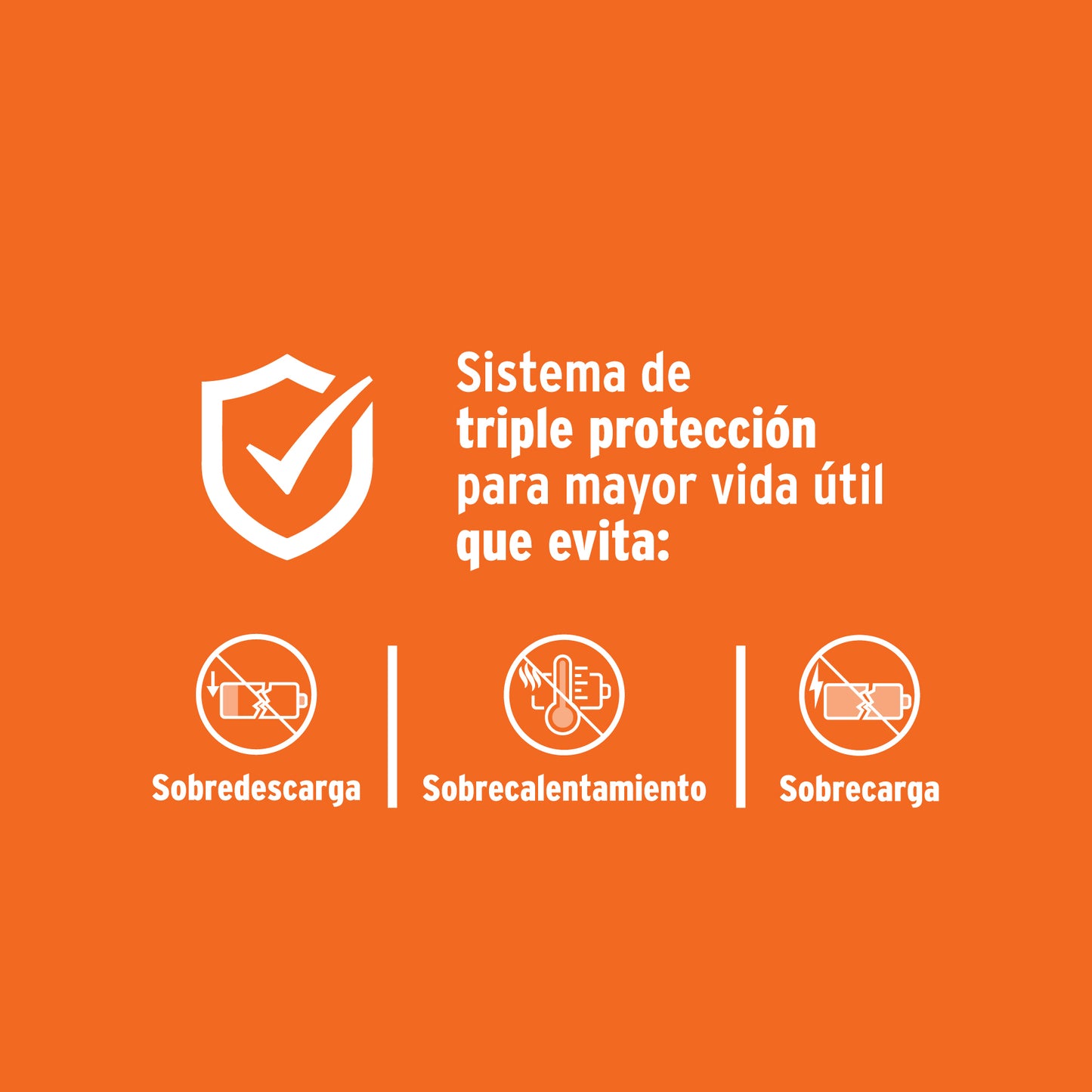 Batería de ion litio de 20 V con capacidad de 2 Ah