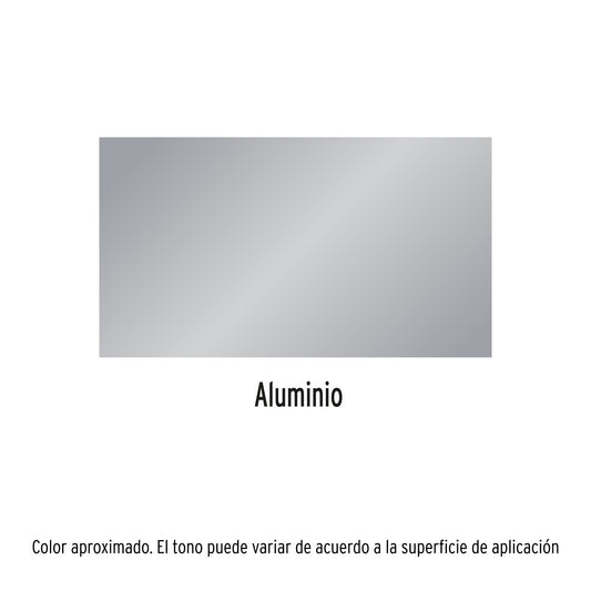 Pintura en aerosol alta temperatura aluminio bote esbelto 400 ml
