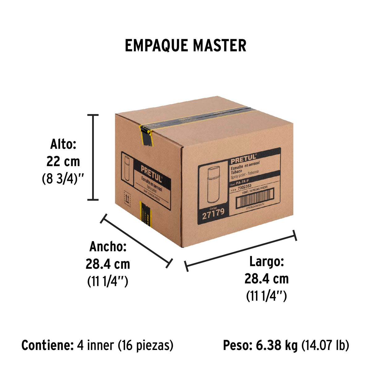 Pintura en aerosol, tabaco, 400 ml · vista 5