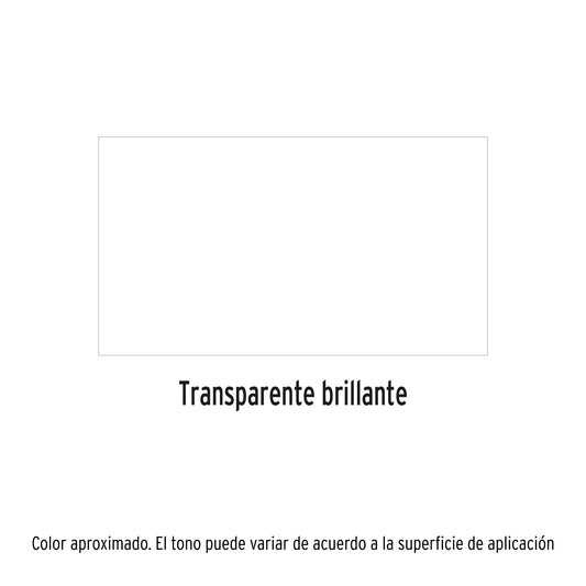 Pintura en aerosol transparente brillante bote esbelto 400 ml
