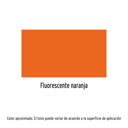Pintura en aerosol naranja neón bote esbelto 400 ml