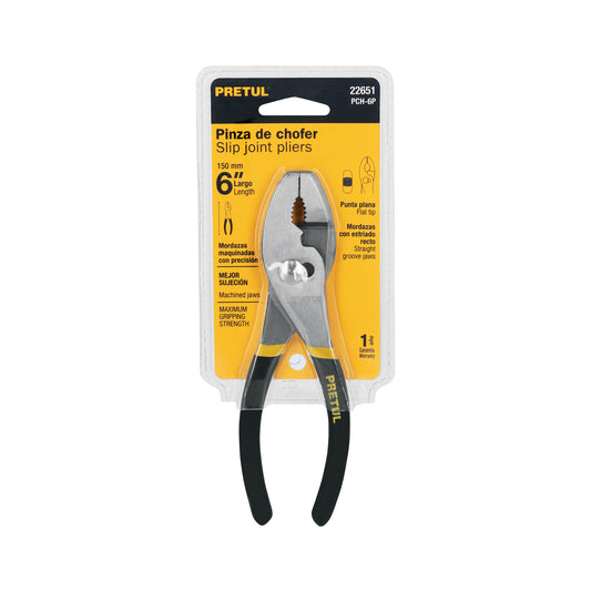 Pinza de chofer de 6 pulgadas con mango de PVC