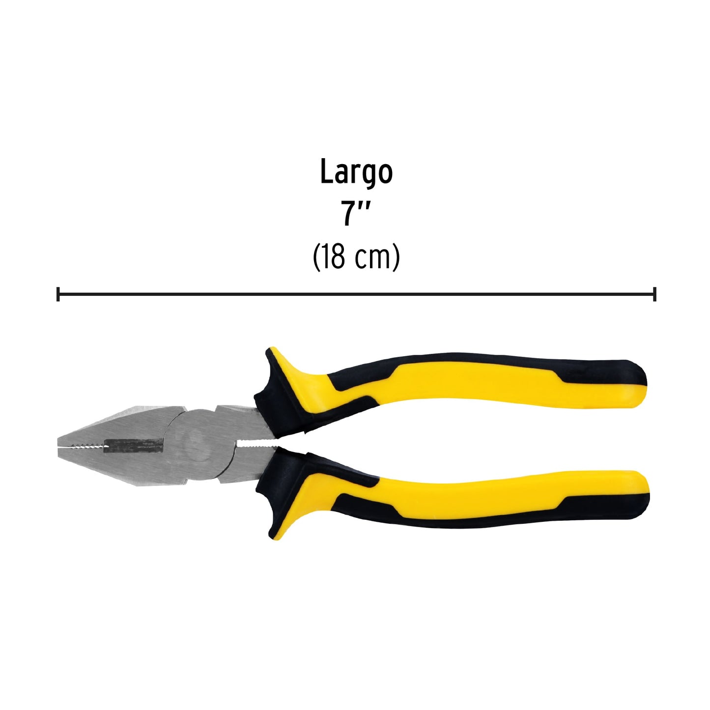 Pinza para electricista 7" mango Comfort Grip