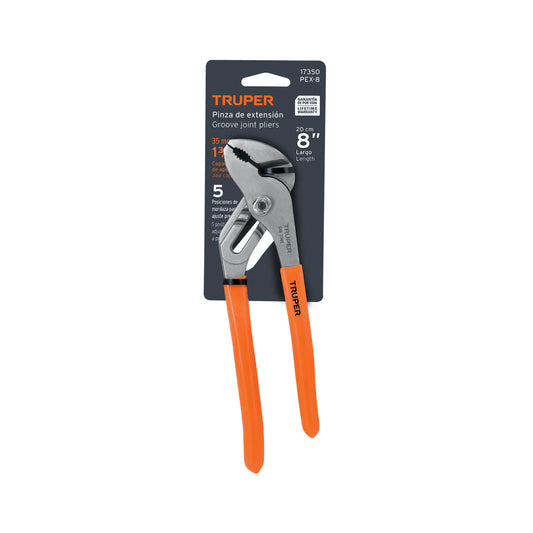 Pinza de extensión de 20 cm con mango de PVC