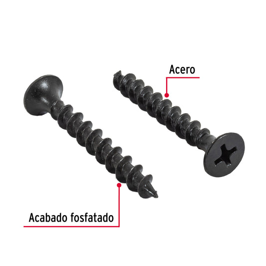 100 Tornillos Multiusos 10 x 1-1/2 pulg