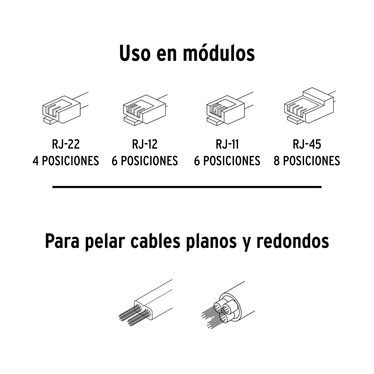 Pinza ponchadora, 3 módulos · vista 5