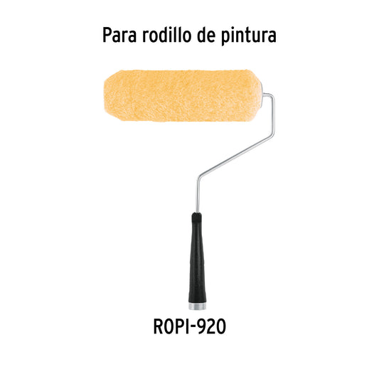 Felpa para rodillo de 9 pulgadas por 3/4 para superficies rugosas