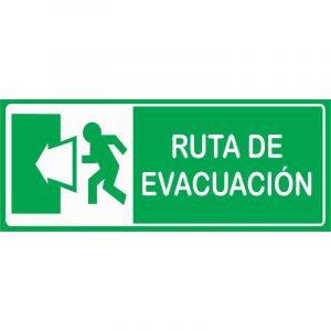Rotulación de Ruta Evacuación