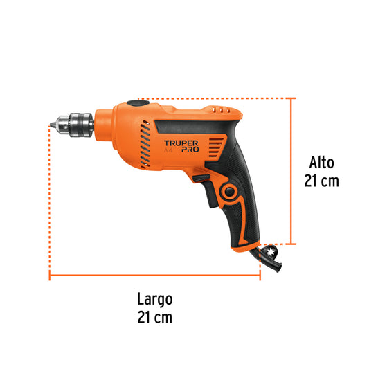 Rotomartillo/destornillador 3/8" 600 W TRUPER PRO