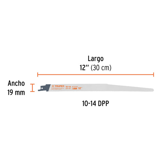 Hojas para Sierra Sable de 12" Paquete con 2