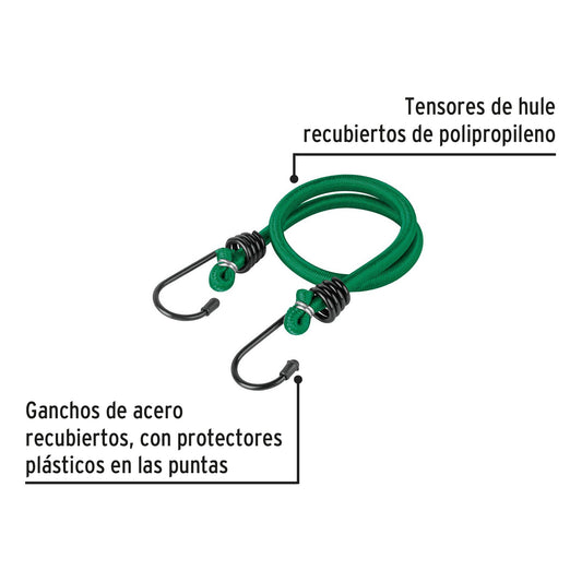 Juego de 8 tensores elásticos