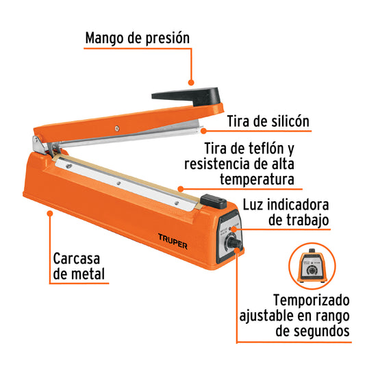 Selladora térmica 30 cm, 400 W · vista 2