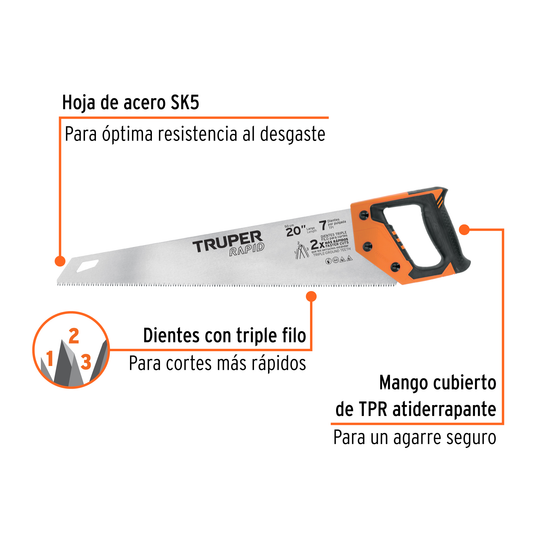 Serrucho Rapid 20 7 DPP mango Comfort