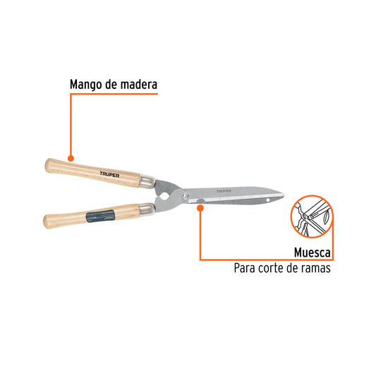 Tijera de poda Classic con mangos de madera 55cm