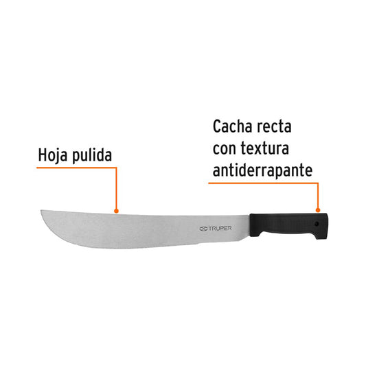 Machete Estándar 14 pulg Cacha Negra