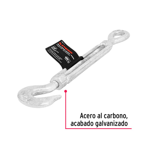 Tensor Forjado Ojo Gancho 1/2 Pulgada