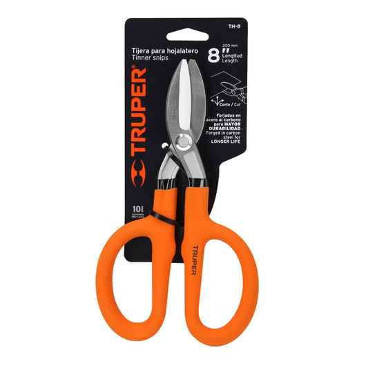 Tijera para hojalatero resistente 8 pulgadas