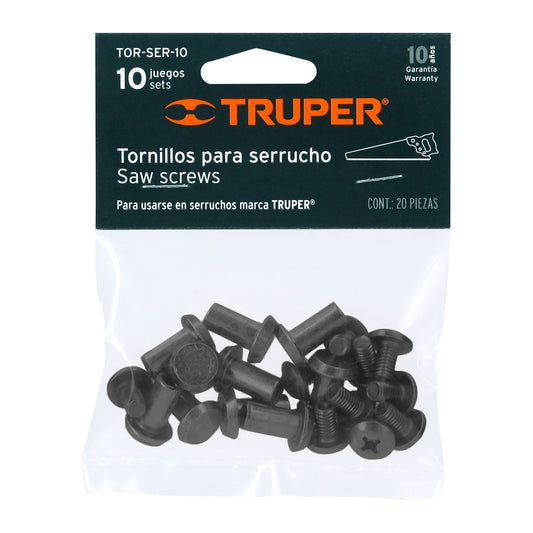 Bolsa c/10 tornillos p/serruchos