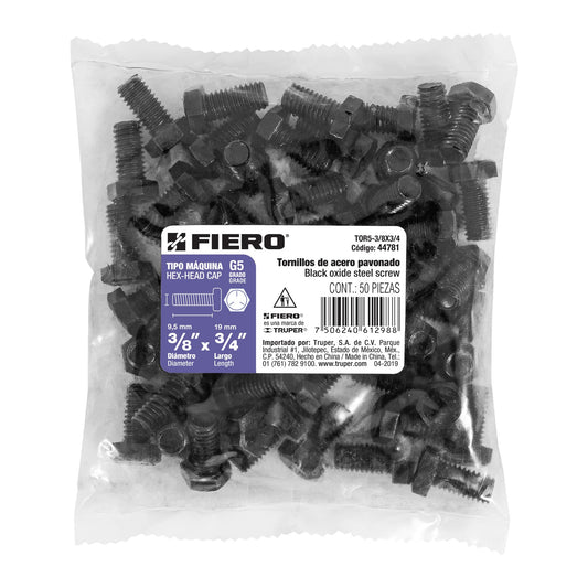 Tornillos grado 5 3/8 x 3/4