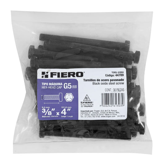 Tornillos grado 5 3/8 x 4