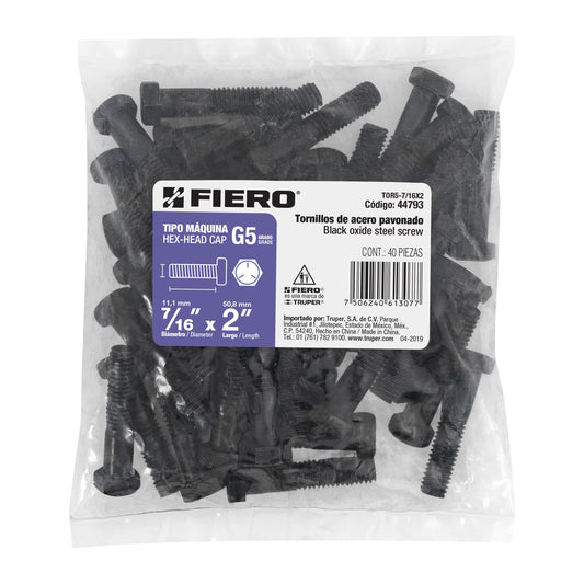 Tornillos grado 5 7/16 x 2
