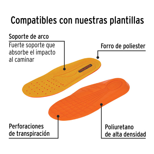 Bota de seguridad negra 28 casquillo