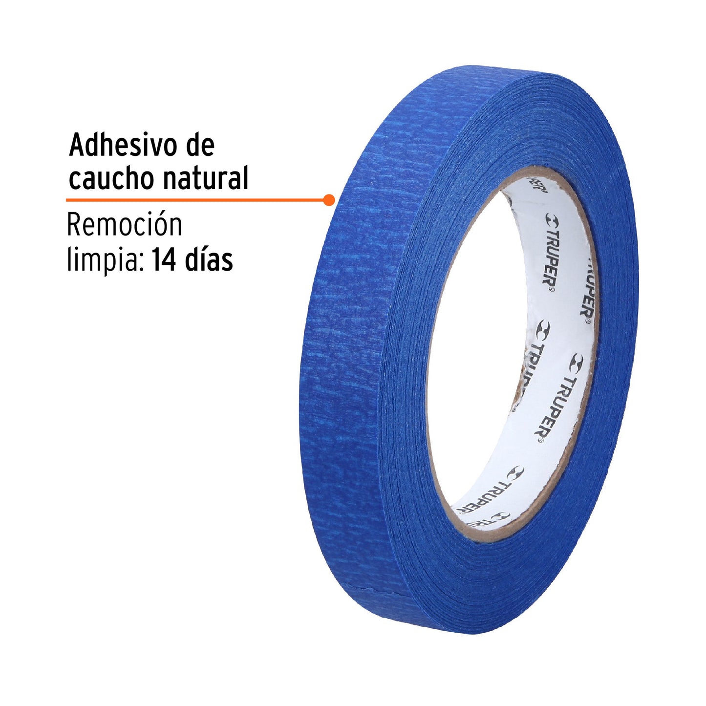 Cinta Masking Tape Azul de 3/4" x 50 m para Pintor
