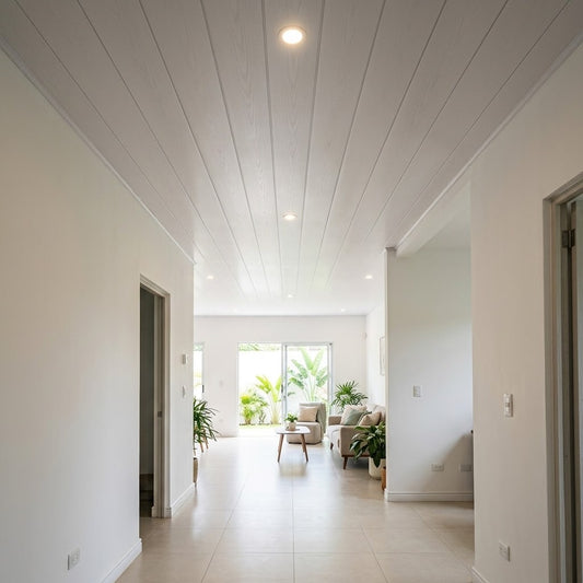 Imagen ilustrativa de Cielo Raso PVC Blanco Mate H05 instalado