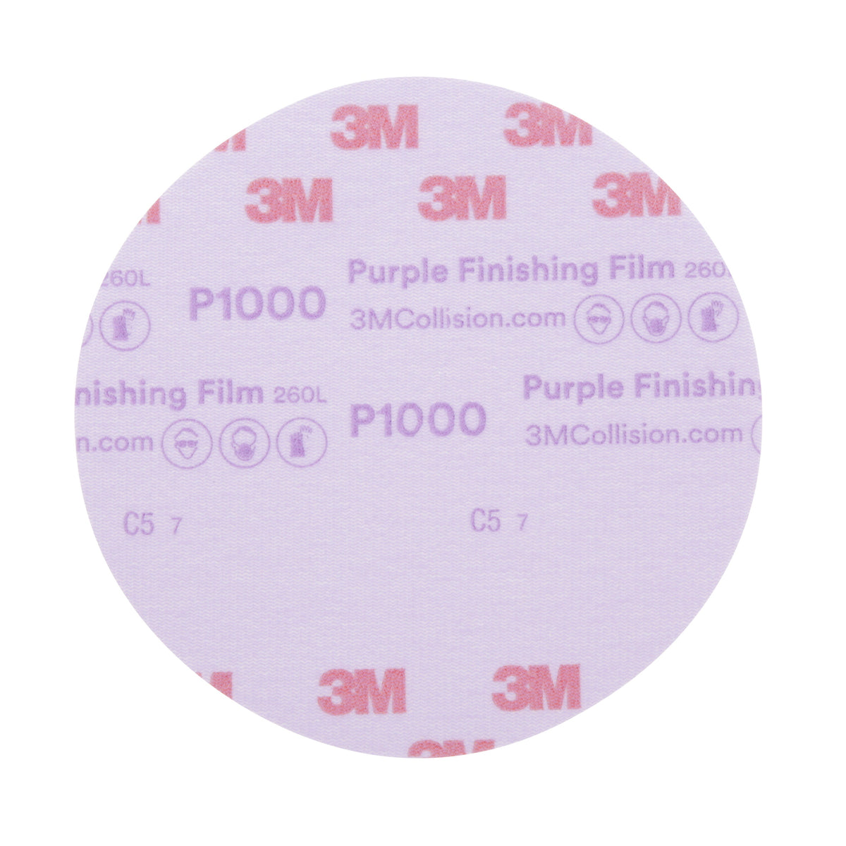 Disco Hookit Purple Finishing Film 260L 6" Grano P1000