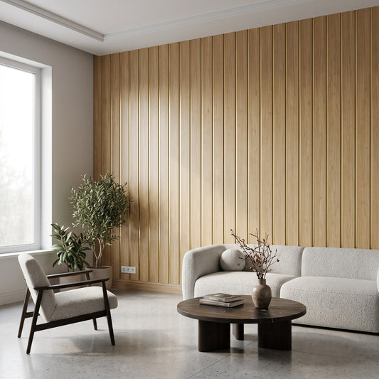 Imagen ilustrativa de Panel PS Decorativo Luxury Oro instalado