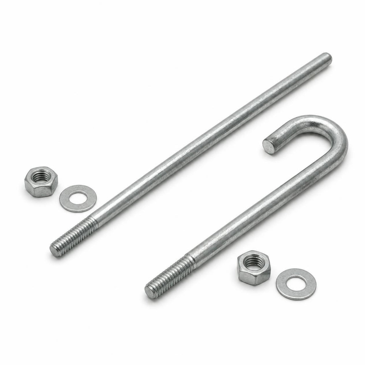 Pin doblado para lámina 1/4 x 4 pulg — pines galvanizados para lámina, recto y doblado (imagen de referencia)