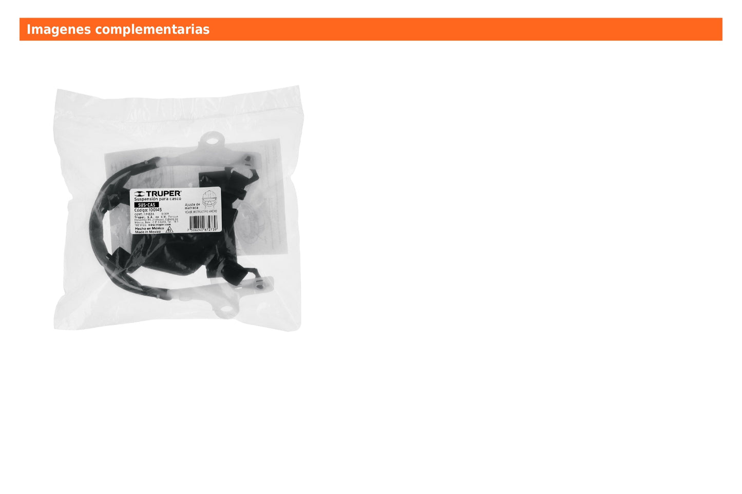Suspensión para cascos con ajuste por matraca