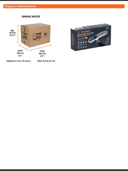 Báscula electrónica para equipaje de 50 kg