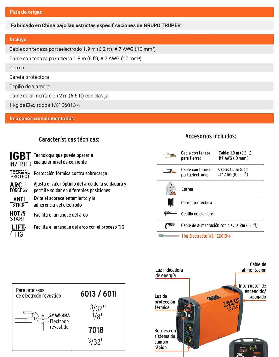 Mini soldadora inversora 100A de 127V