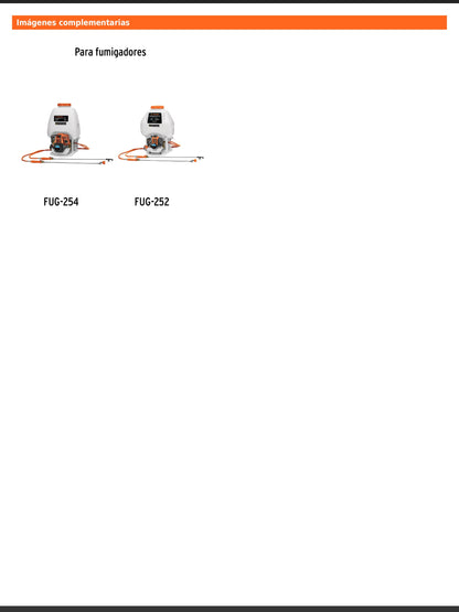 Carburador para fumigador a gasolina modelo FUG 254